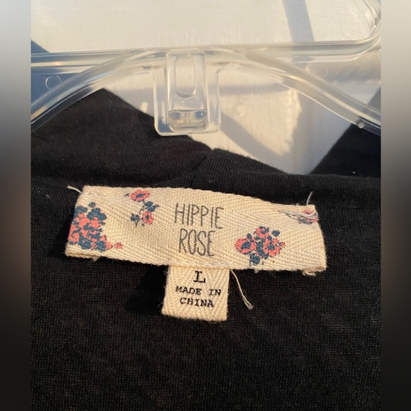 Hippie Rose Black and White Buffalo Check Hooded Sherpa Shacket Size L - Picture 2 of 5